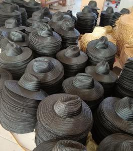 Giá rẻ de palha Surf Đen Lifeguard mũ rơm với bên trong vải - Product Image 6