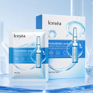 Masque facial sérum ampoule à l'acide hyaluronique OEM – Hydratation intense, hydratation longue durée, lisse la peau terne et sèche - Product Image 6