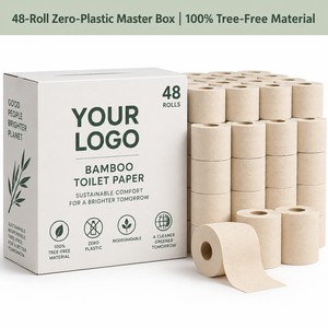 Rollo de papel higiénico económico liso para fabricantes por contrato, por contenedor de 40 pies (FCL), para compra a granel con descuento para cadenas de tiendas - Product Image 1
