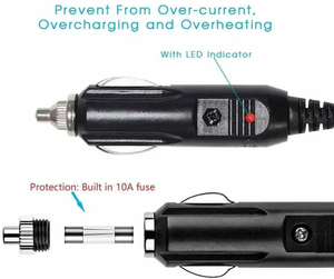 USB <b>Type</b> <b>C</b> Car Battery <b>Charger</b> 12V 24V with Female Plug for Machine and Car Easy Connection and Convenient Use - Product Image 4