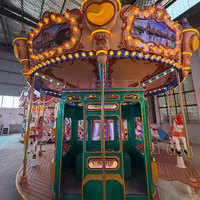 Manège en fibre de verre pour enfants et adultes, équipement de parc d'attractions intérieur/extérieur pour aires de jeux