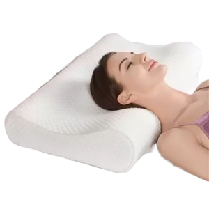 Entspannendes Stützkissen mit kühlender Memory-Schaum-Welle und 100% Polyester-Bezug, anpassbar für Nacken- und Oberer Rückenmuskulatur - Product Image 1