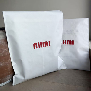 Nan Yi White <b>Woven</b> Mailing <b>Bags</b> Thickened Waterproof Matte Coated Large Clothing Packaging Express Delivery <b>Bags</b> - Product Image 2