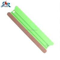 Raclette de pose de film automobile en PP vert de haute qualité, grande taille, profilée, avec raclette longue et outils de pose de film pour vitres en feutre