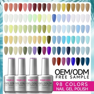 เจลสีสำหรับร้านทำเล็บเกรดพรีเมียม ขนาด 15 มล. ปราศจากสาร HEMA และ TPO พร้อมตัวอย่างฟรี รับผลิตแบบ OEM ODM โซลูชั่นครบวงจรสำหรับเจลยูวีทาเล็บ - Product Image 1
