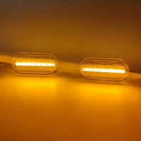 Feux de signalisation dynamiques à LED, clignotants latéraux pour Renault Clio Trafic Kangoo Twigo Dacia Logan Duster Nissan Interstar Primastar