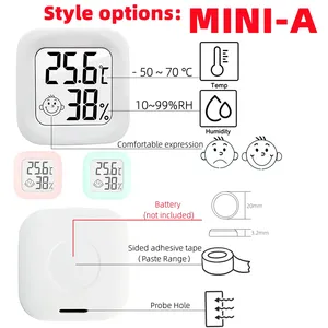 Mini LCD Digital Thermostat <strong>Indoor</strong> Room <strong>Temperature</strong> <strong>and</strong> <strong>Humidity</strong> Meter <strong>Sensor</strong> Gauge Weather Station - Product Image 3