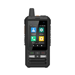 Android 4G 3G LTE GSM Poc Network Smart Mobile Phone Two Way Radio 200km Long Range Zello Ptt Walkie Talkie with Sim Card