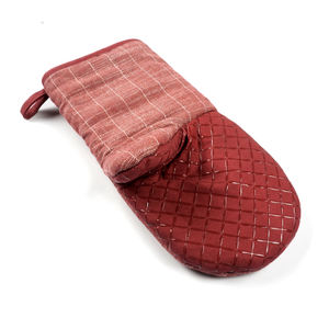 Mignonnes mitaines de four en coton silicone motif hibou violet drôle antidérapant et résistant à la chaleur une paire de gants de four promotionnels - Product Image 1