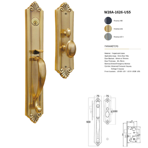 YZH Factory Price All Copper Luxury Style Medium Size Door <b>Lock</b> for Interior Wooden Door - Product Image 3