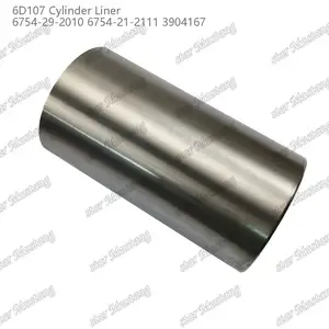6D107 Cylinder liner 6754-29-2010 6754-21-2111 3904167 Suitable For Komatsu Engine Parts