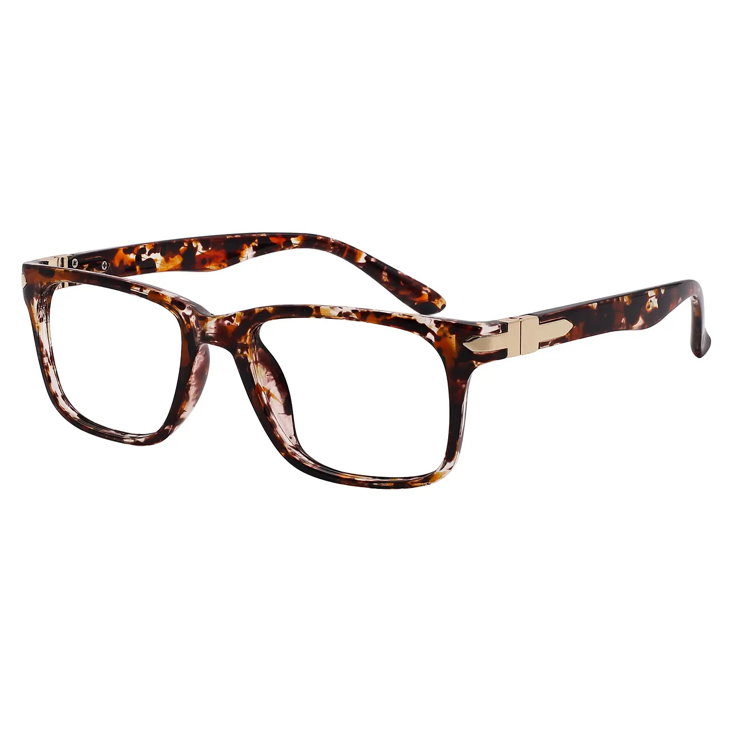نظارات عالية الجودة عتيقة سميكة مربعة الشكل للقراءة نظارات للعين نظارات بصرية نقية إطارات النظارات للنساء