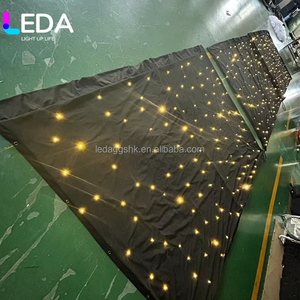 LEDA Factory Led 3In Star <b>Curtain</b> Rgb Stage Party Club <b>Lights</b> Velvet Star Cloth <b>Light</b> For Indoor Bar Concert Wedding - Product Image 4