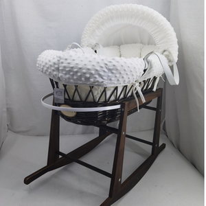 Panier de Moïse à Capuche en Waffle, Antique, Fait Main en Saule / Rotin, Panier pour Bébé, Paniers en Rotin pour Bébé - Product Image 6