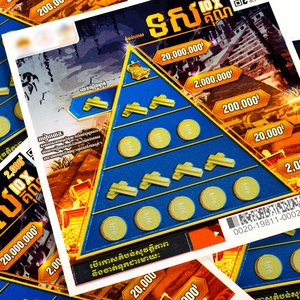 Matériel d'impression numérique écologique et recyclable, billets de loterie personnalisés et colorés pour événements et promotions d'entreprise - Product Image 5