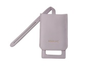 Étiquette de bagage portable en cuir PU pour valise, porte-adresse d'identification, accessoire de voyage créatif pour avion