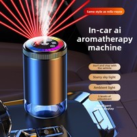 Diffuseur d'arômes intelligent pour voiture avec angle de lumière réglable, démarrage et arrêt par vibration, parfum de Cologne, son d'ambiance, longue durée