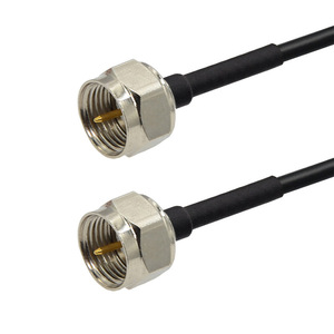 Cavo TV con Connettore Diritto Tipo <span class=keywords><strong>F</strong></span> RG174 RG178 RG36 Cavo Coassiale 15cm 50ohm 0-6GHz per CCTV CATV TV Digitale Decoder Antenna - Product Image 1