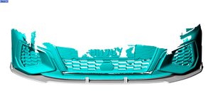 ลิ้นกันชนหน้าวัสดุคาร์บอนไฟเบอร์แบบแห้ง Prepreg สำหรับ A3 S3 Sedan ปี 2021-2022 - Product Image 3
