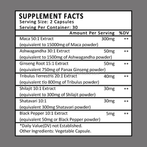 Capsules de poudre de racine de maca ashwagandha <span class=keywords><strong>rhodiola</strong></span> <span class=keywords><strong>rosea</strong></span> L-théanine de marque privée OEM - Product Image 2