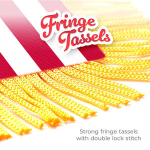 Флаг Мексики с бахромой, двусторонний, на присосках, для окна и зеркала заднего вида автомобиля, индивидуальный дизайн - Product Image 3