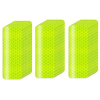 30 pièces de ruban réfléchissant, 3 cm x 8 cm, autocollants imperméables auto-adhésifs, utilisation en extérieur sur vélo/camion/voiture/moto/vêtements/casque