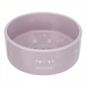 Comedero de Cerámica de 0.8 L y 16 Cm para Mascotas con Diseño de Bienvenida - Product Image 3