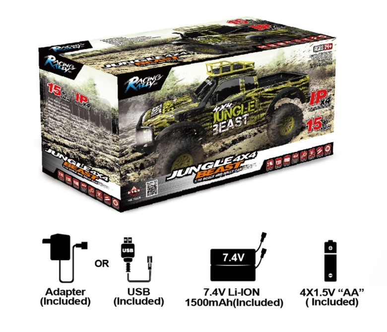 2022 HOSHI HB ZP1004 Car - 1/10 RC Truck with LED Lights