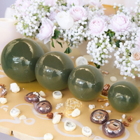 YiLiang Vente Chaude Armée Vert 12cm Diamètre Floral Mousse Décorative Sphère Fleurs pour Halloween Graduation Fête Des Mères