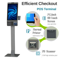 Terminal de point de vente (PDV) pour caisse enregistreuse, Kiosque de paiement en libre-service, Kiosque à écran tactile sur pied pour centre commercial, Terminal PDV Android, Machine PDV