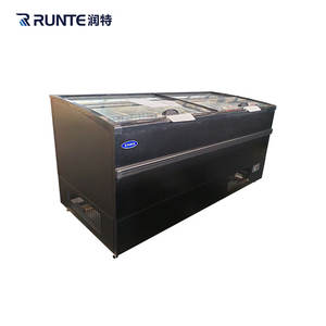 Refroidisseur à affichage ouvert optimisé pour supermarché <span class=keywords><strong>Meilleur</strong></span> contrôle de température Congélateur Vitrine pour crème glacée Air Single-Temperature - Product Image 2