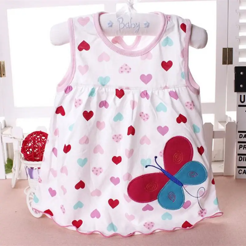 Girls Clothing Baby summer dress kids clothes girls new year 2022 cotton princess for printing low priceGirls dresses