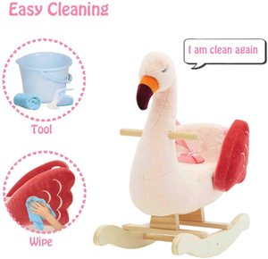 Jouet à <span class=keywords><strong>bascule</strong></span> en peluche flamant <span class=keywords><strong>rose</strong></span> pour bébé, jouet à <span class=keywords><strong>bascule</strong></span> pour enfants, siège à <span class=keywords><strong>bascule</strong></span> pour tout-petit, chaise à <span class=keywords><strong>bascule</strong></span> en <span class=keywords><strong>bois</strong></span>, <span class=keywords><strong>cheval</strong></span> à <span class=keywords><strong>bascule</strong></span> pour bébé - Product Image 4