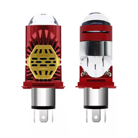 Nouveau Design Puissant Lentille De Projecteur 140w H4 Jaune Couleur Lumières De Voiture 6000K Led Phare Ampoule Personnalisé Mini Lentille Led Phare