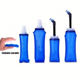 Bouteille d'eau pliable sans BPA pour la course à pied, le cyclisme en plein air, la compétition, l'alpinisme, le sport, avec logo personnalisé - Product Image 3