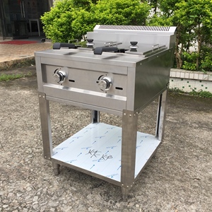 <span class=keywords><strong>Friteuse</strong></span> à gaz Libermann 13L*2 avec 2 réservoirs, 2 paniers, réservoir d'huile <span class=keywords><strong>amovible</strong></span>, température réglable, <span class=keywords><strong>friteuse</strong></span> de comptoir pour poulet - Product Image 5
