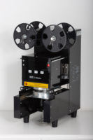 Machine de scellage thermique semi-automatique électrique pour emballage de films de bubble tea, jus, crème glacée, café 90/95/120mm Haute Efficacité