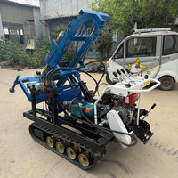 Vente directe d'usine - Foreuse hydraulique pour puits d'eau à moteur diesel, machine de forage de mine jusqu'à 100 mètres de profondeur