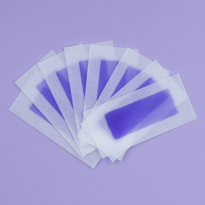 Kit de Depilación Facial Trummed Listo <span class=keywords><strong>para</strong></span> Usar, Bandas de <span class=keywords><strong>Cera</strong></span> Hipoalergénicas, Toallitas Post-Depilación, Color Morado, <span class=keywords><strong>para</strong></span> Depilación en Casa - Product Image 3