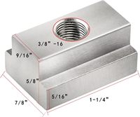 Mur Baut T-Slot untuk Rel Bak Truk Toyota Tunda Tacoma, Rak, dan Penyangga dengan Tutup Soket Tombol Stainless Steel, 4pcs