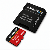 Carte mémoire Nandstor Factory haute vitesse OEM TF 64 Go 128 Go 256 Go 512 Go 1 To U3 V30 A1 pour drone, caméra stabilisée, appareil intelligent