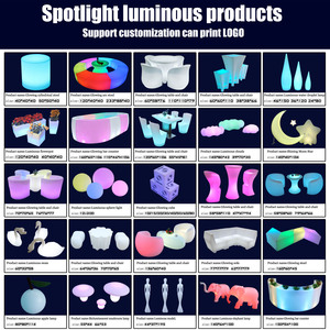 Impermeabile all'ingrosso ricaricabile LED RGB luce a doppia parete secchiello per il ghiaccio Bar atmosfera secchio per il vino di ghiaccio per la festa - Product Image 5
