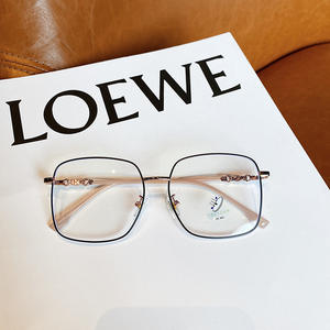 Montures de lunettes carrées Loev S5-20072, monture complète, verres anti-UV, design pour femmes - Product Image 4