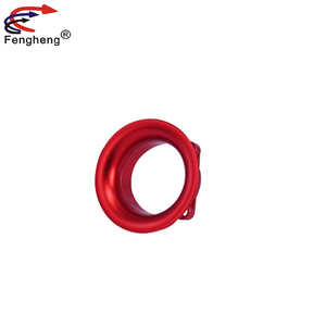 Yüksek kaliteli 25x2 5mm/30x30mm <span class=keywords><strong>Model</strong></span> araba yarışı araba Motor radyatör hava girişi kaput kırmızı Metal Fan kapak - Product Image 1