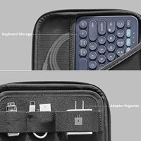 Étui antichoc pour tablette pour IPAD avec organisateur d'accessoires pour la protection IPAD avec compartiments de rangement pour stylos et câbles