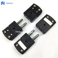 Connecteur de capteur de température de type J OSTW-J-F/M OEM ODM Nylon PA IP65 -29~220°C Prise mâle/femelle