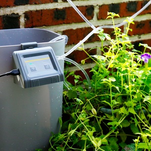 Kit d'irrigation goutte à goutte automatique pour plantes d'intérieur, système d'arrosage automatique, minuteur numérique pour l'eau, minuteurs d'arrosage de jardin IK10PW DIY Micr - Product Image 5