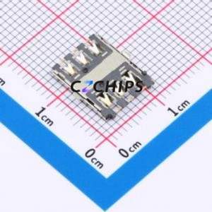 SIM8050-6-0-14-01-A SIM Card Connector Connector Plug-In Type Nano SIM Card 1.35mm - Product Image 2