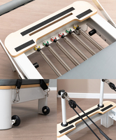 Machine de Pilates pliable professionnelle en alliage d'aluminium, portable et durable, pour la maison, le studio, le yoga et le fitness