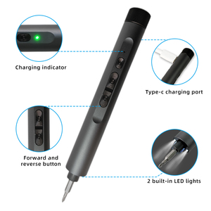 Mini tournevis électrique sans fil de haute qualité, léger, 3,6 V, ensemble de tournevis avec batterie 230 mAh, magnétique, charge rapide en 45 minutes, bricolage, 170 tr/min - Product Image 5